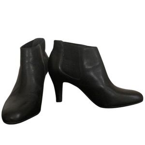 Alex Marie Black Leather Chelsea Boots
